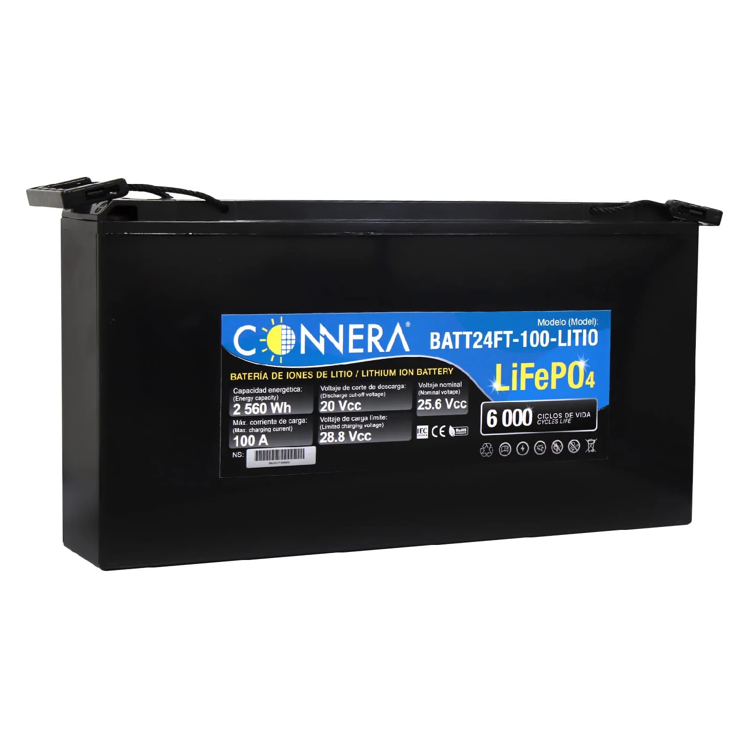 Batería de litio LiFePO₄