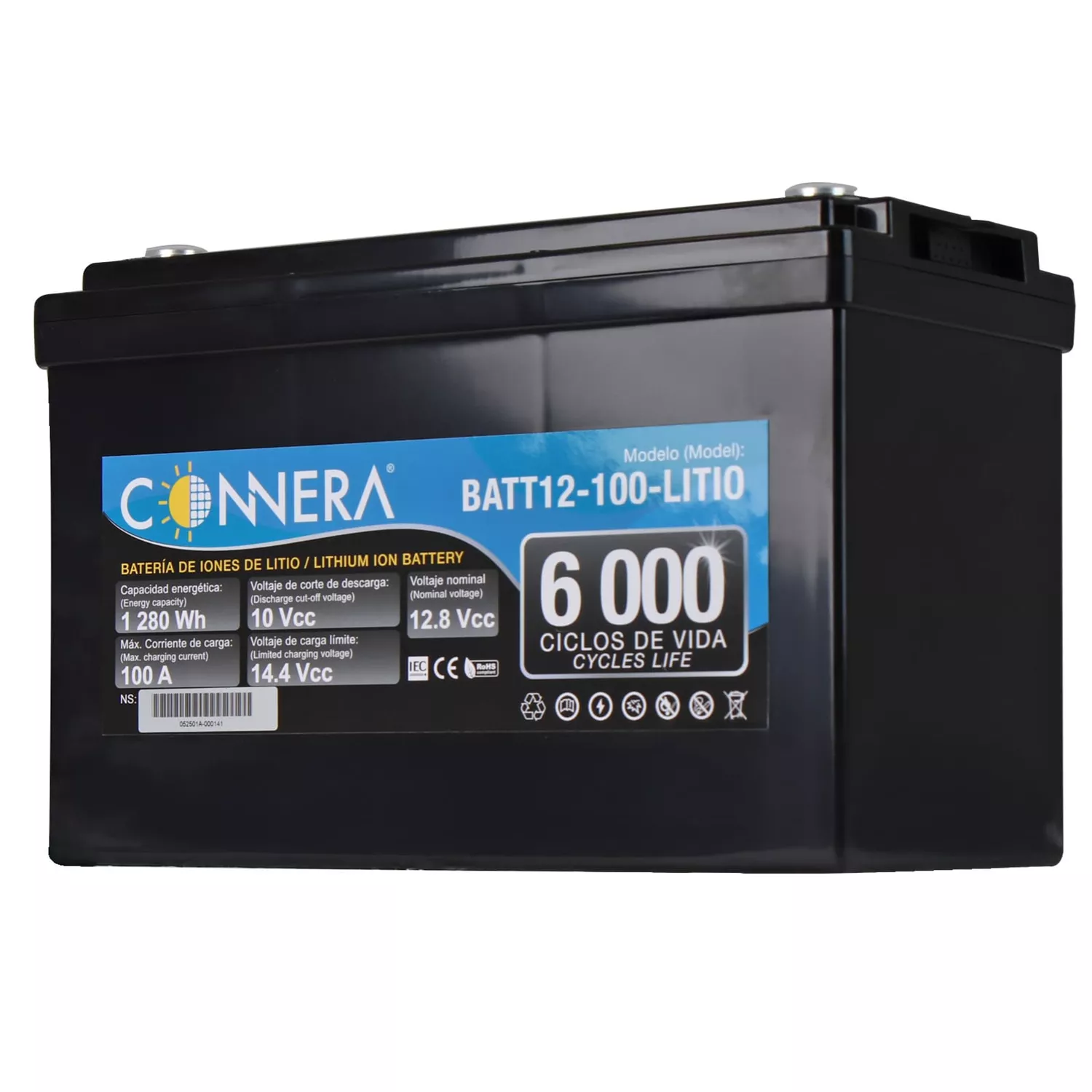 Batería de litio LiFePO₄