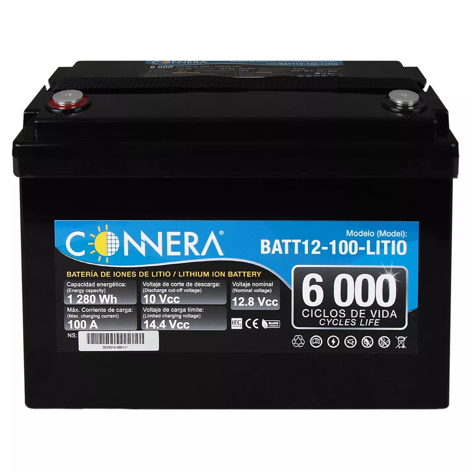 Batería de litio LiFePO₄