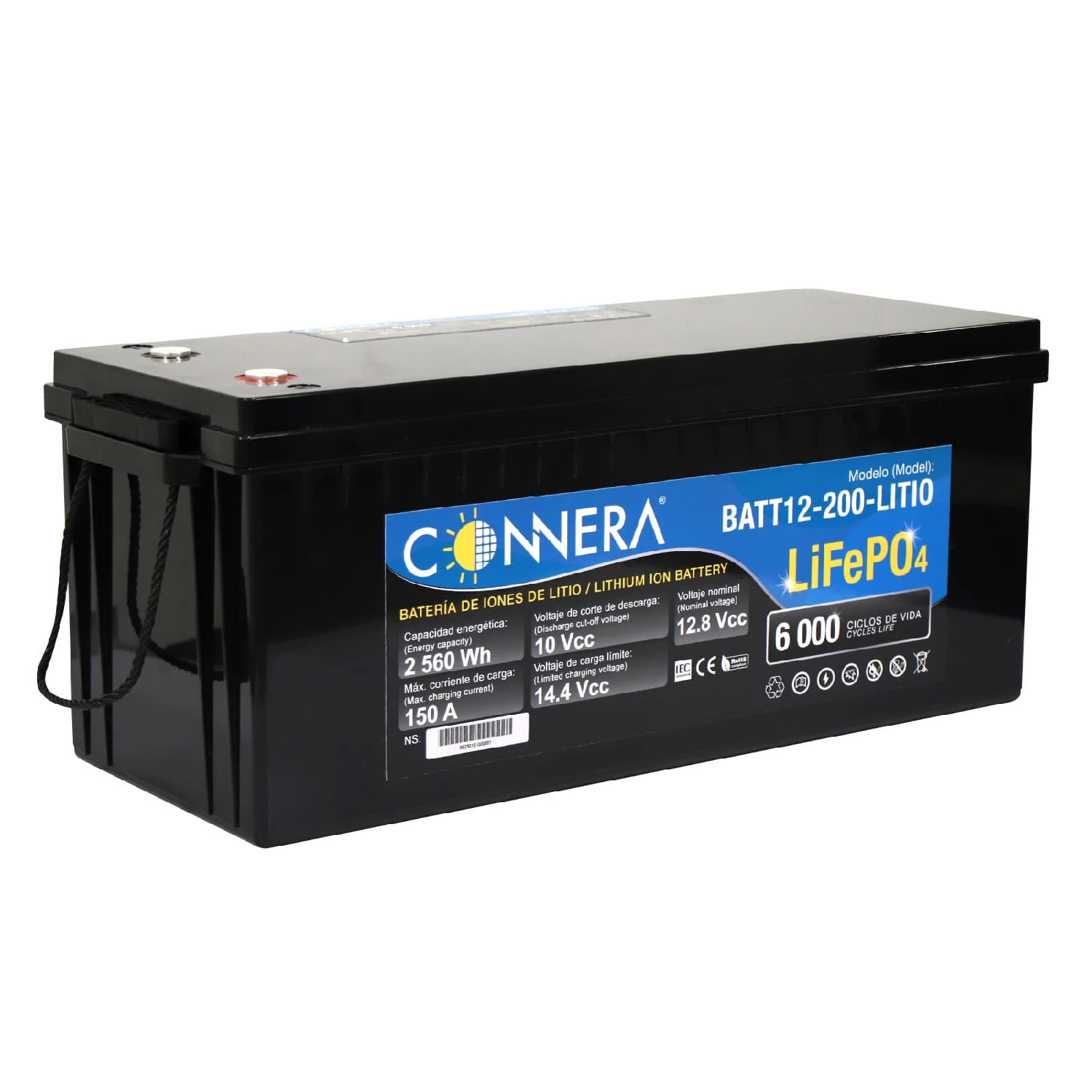 Batería de litio LiFePO₄