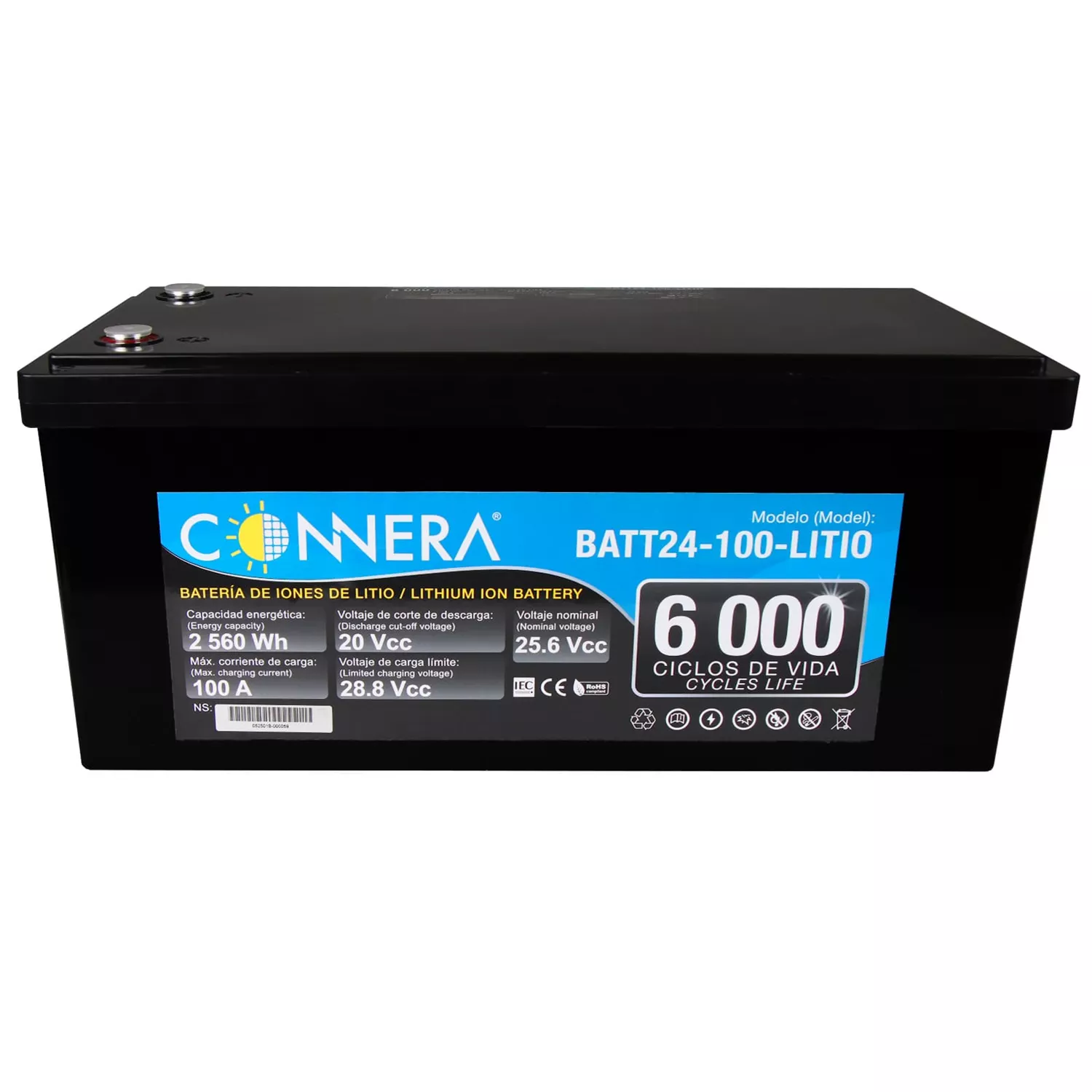 Batería de litio LiFePO₄