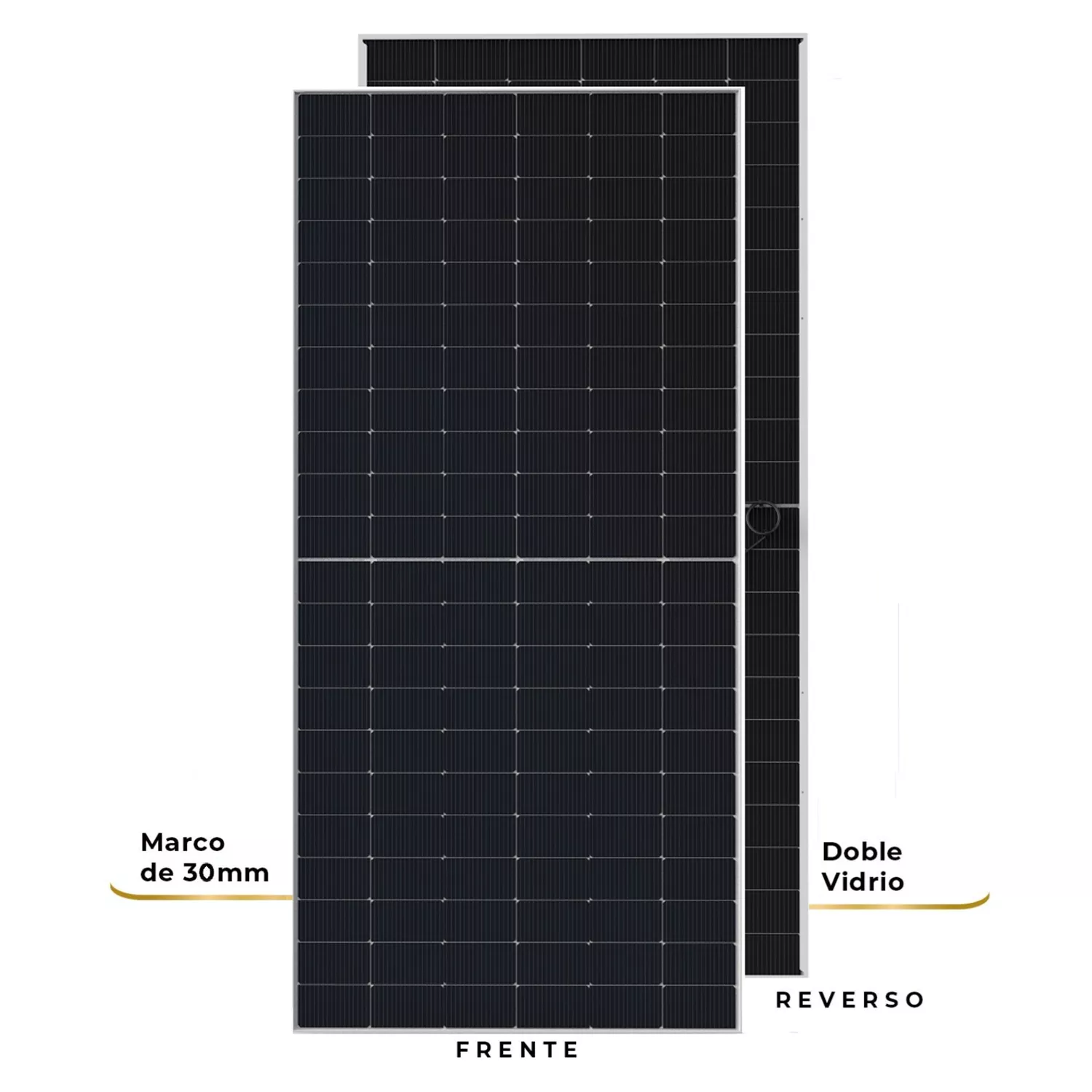 Panel bifacial 630W tipo N