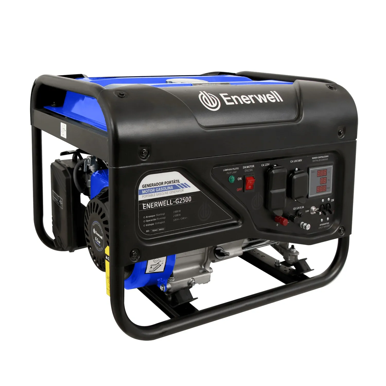 Generador portátil 2.5kW gasolina