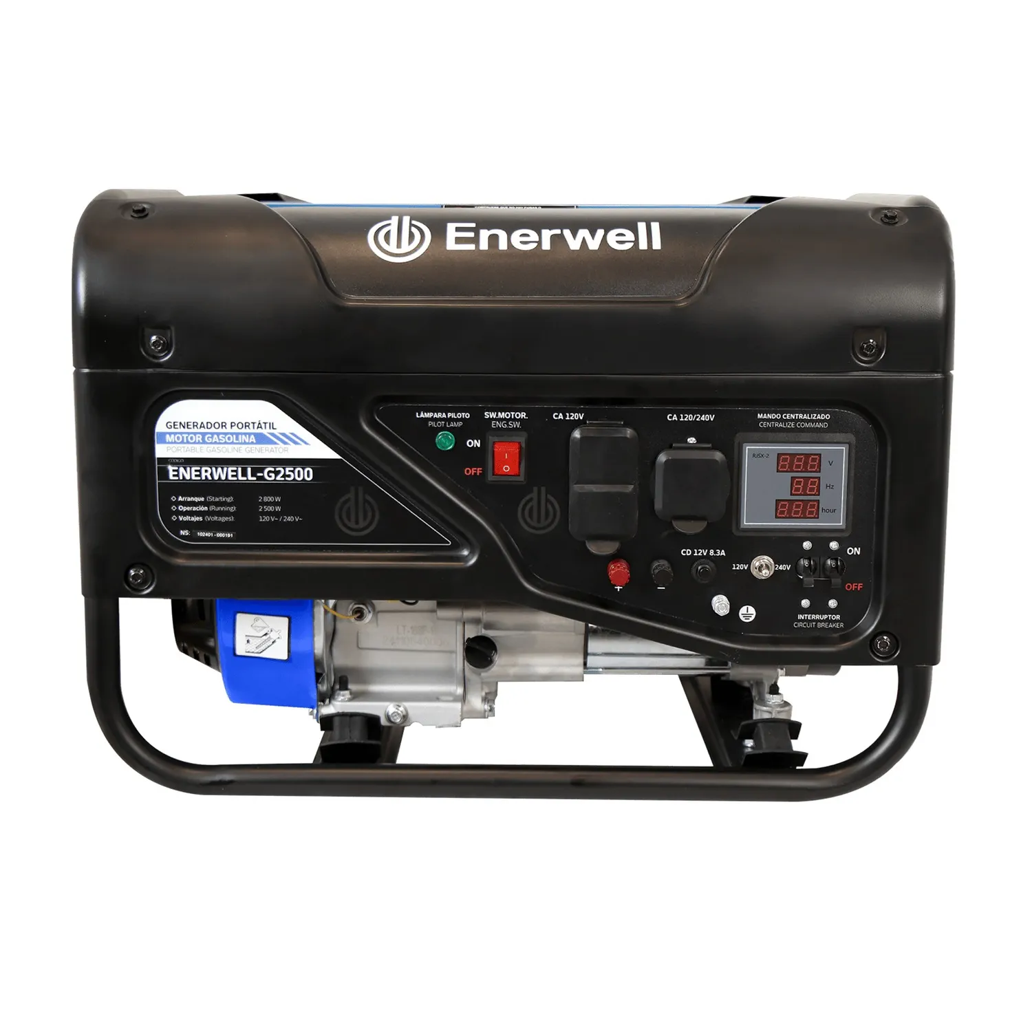 Generador portátil 2.5kW gasolina