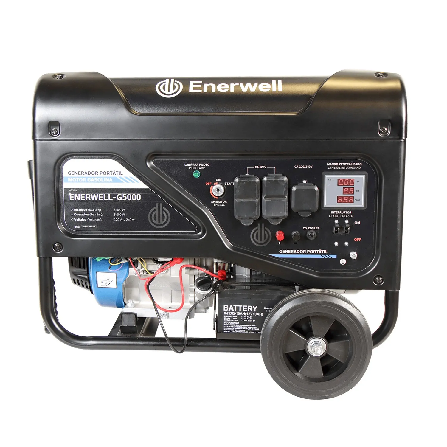 Generador portátil 5kW gasolina