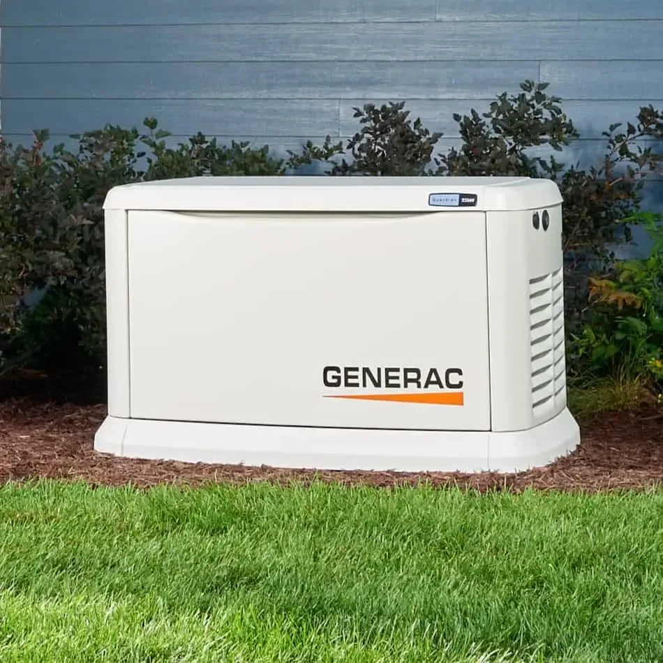 Generador Generac Guardian instalado en una casa