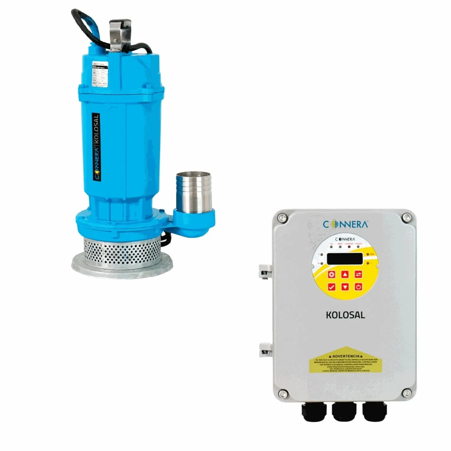 Motobomba solar sumergible